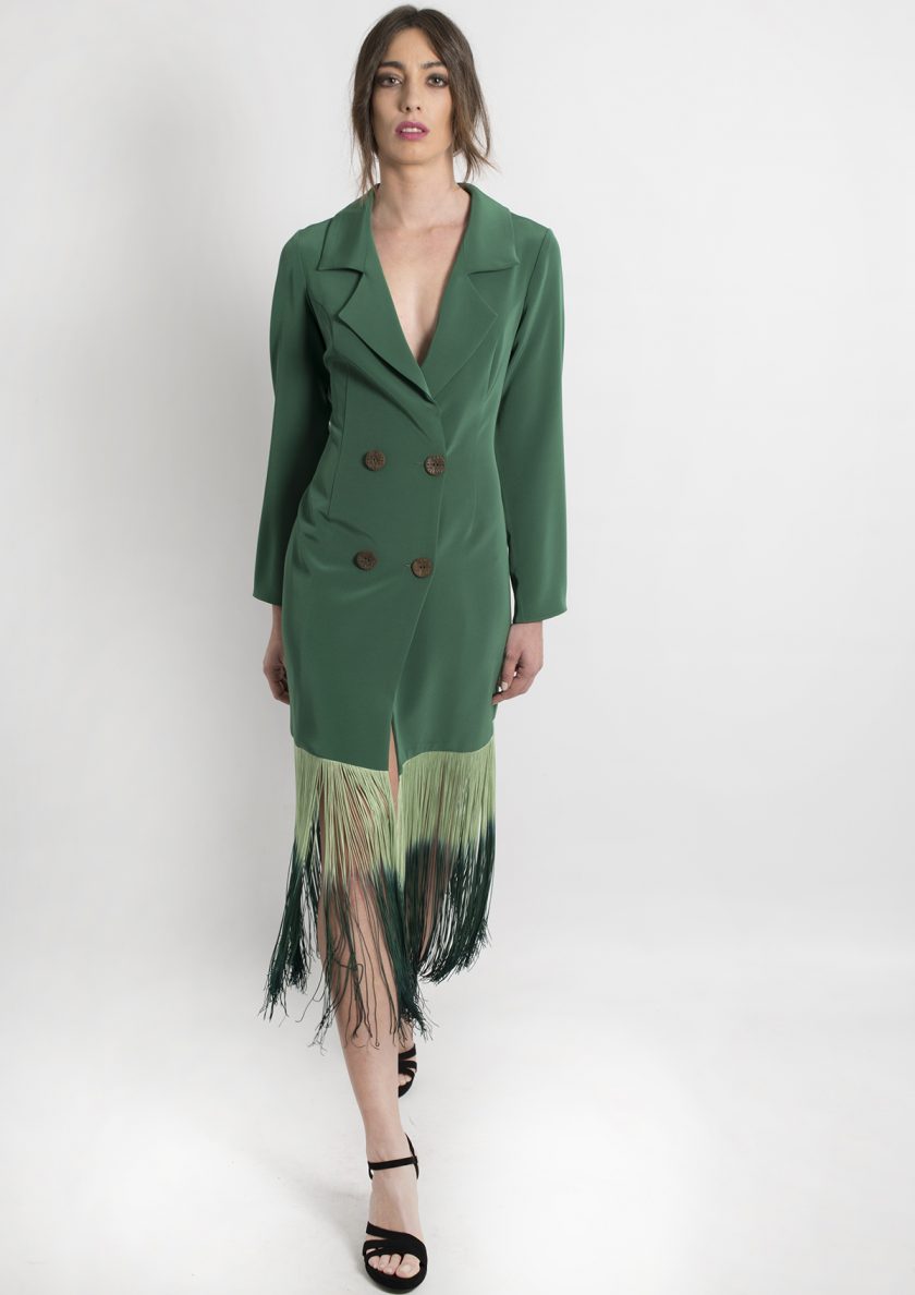 Vestido Blazer Midi