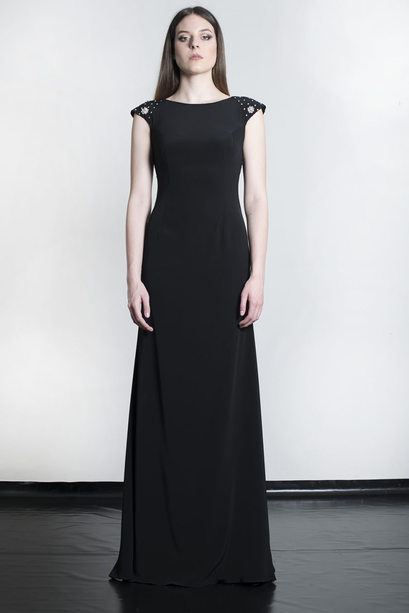 Vestido Sirena mate Negro