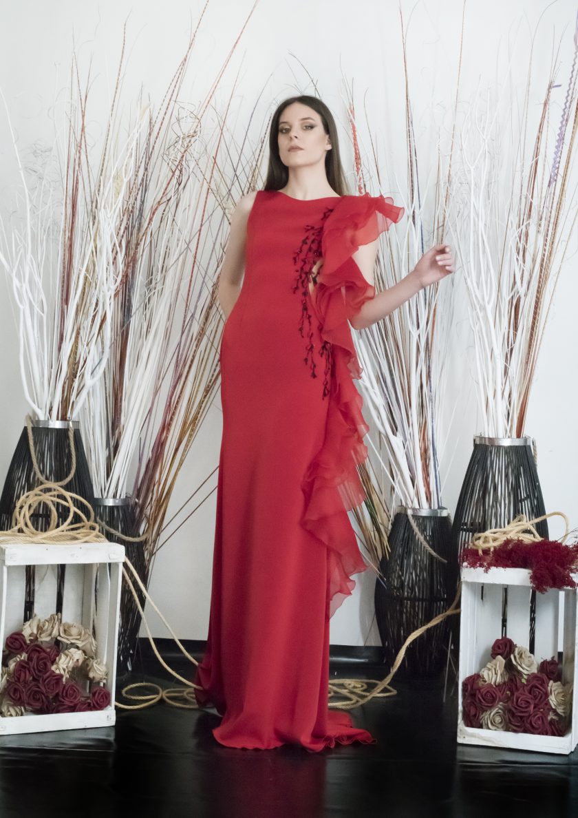 Vestido Volante Lateral - Imagen 4