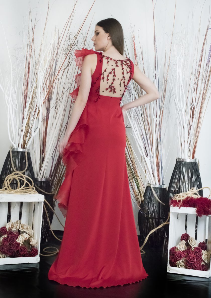 Vestido Volante Lateral - Imagen 3