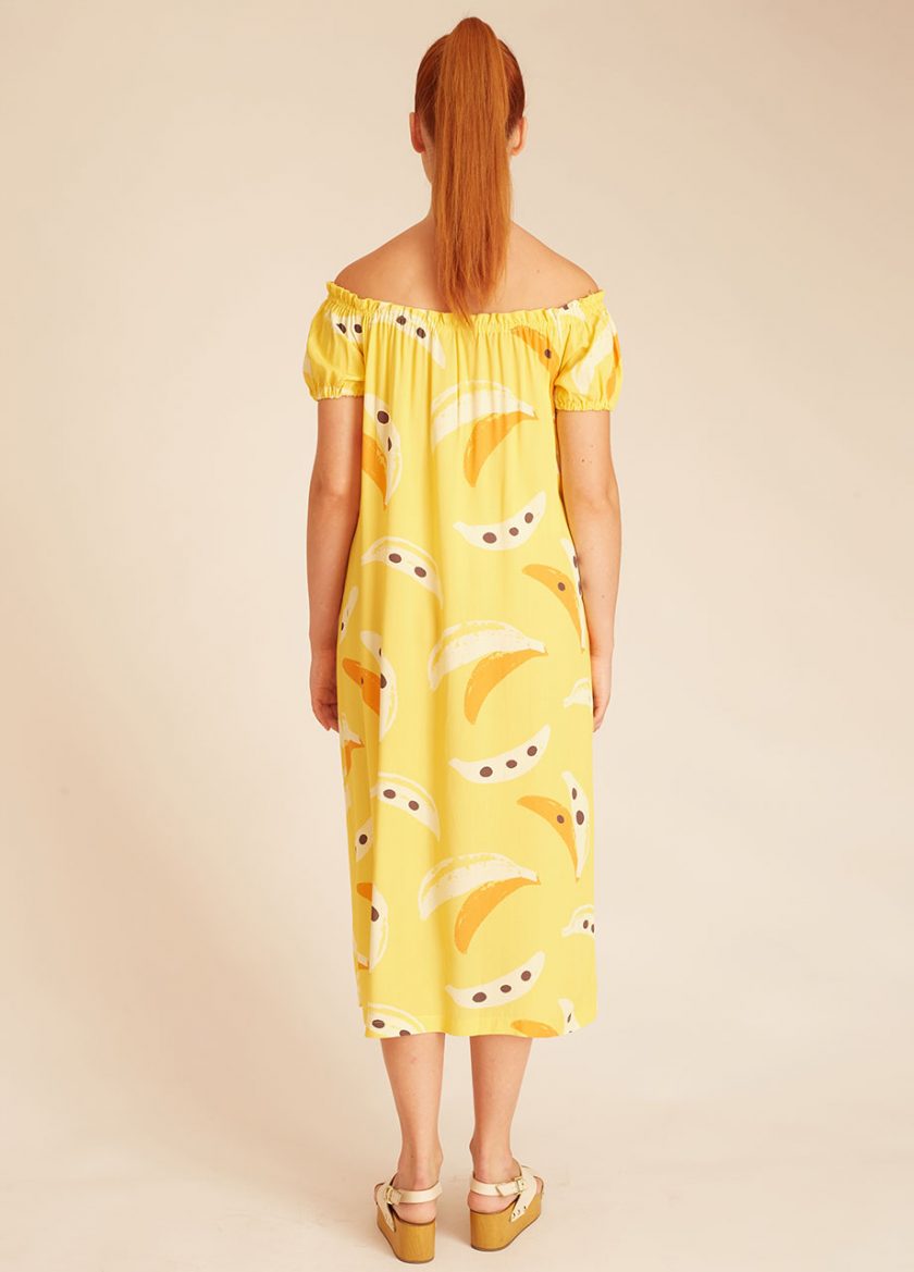 Vestido Bardot Bananas - Imagen 5