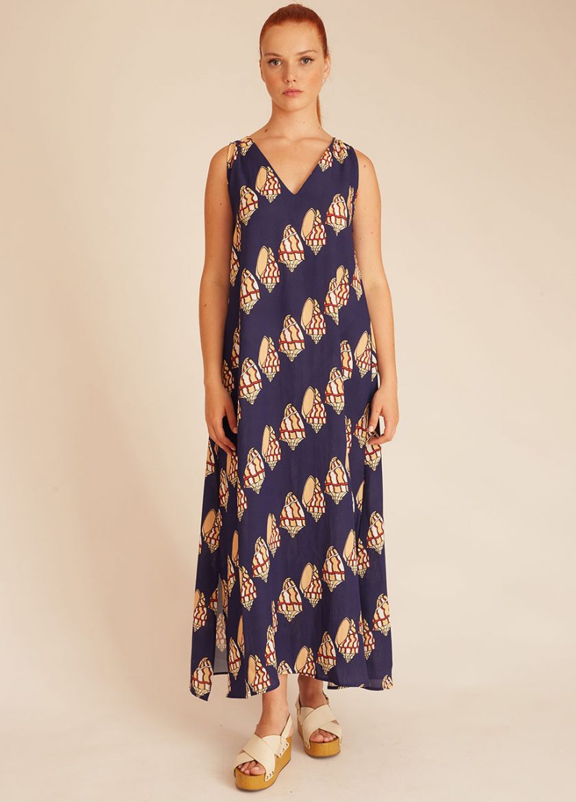 Vestido Largo Conchas