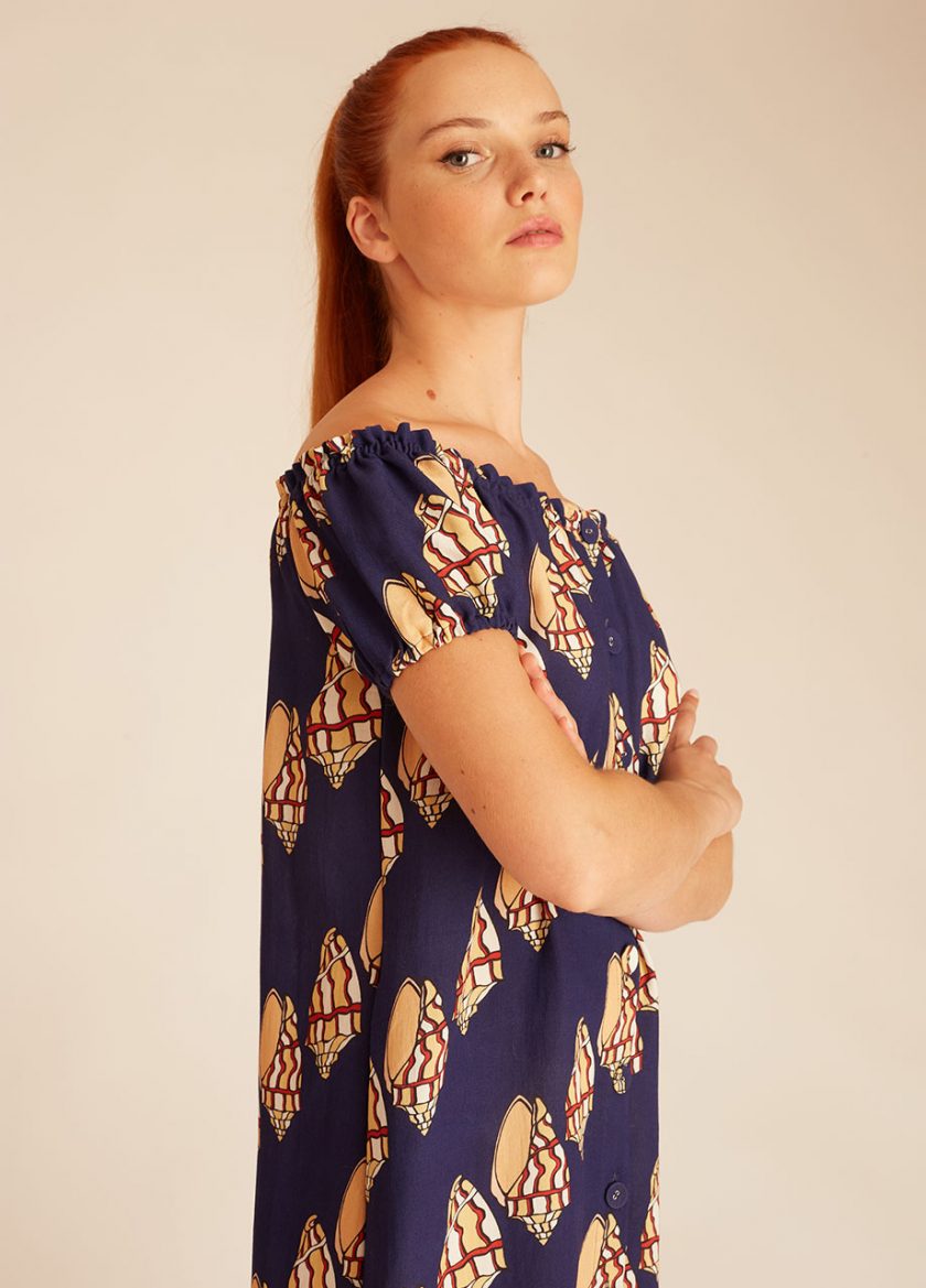 Vestido Bardot Conchas - Imagen 3