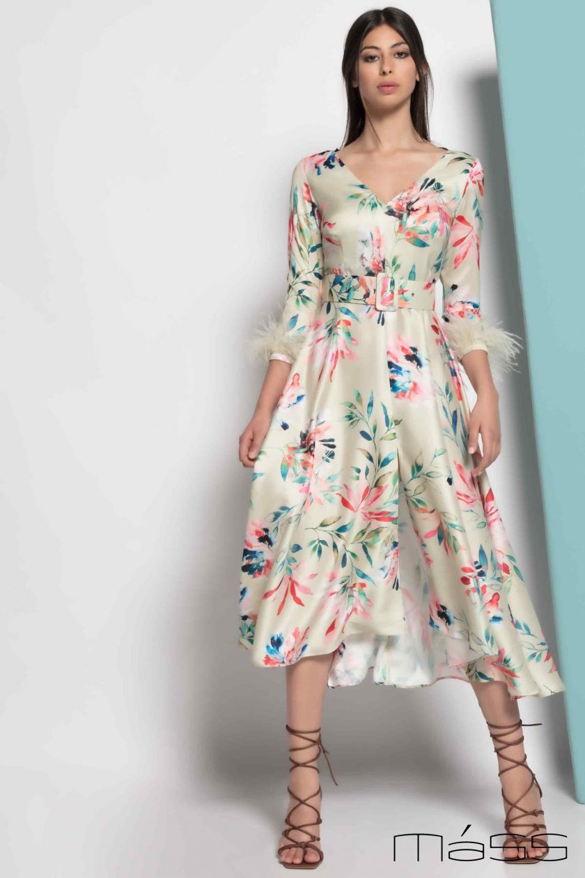 Vestido Pluma
