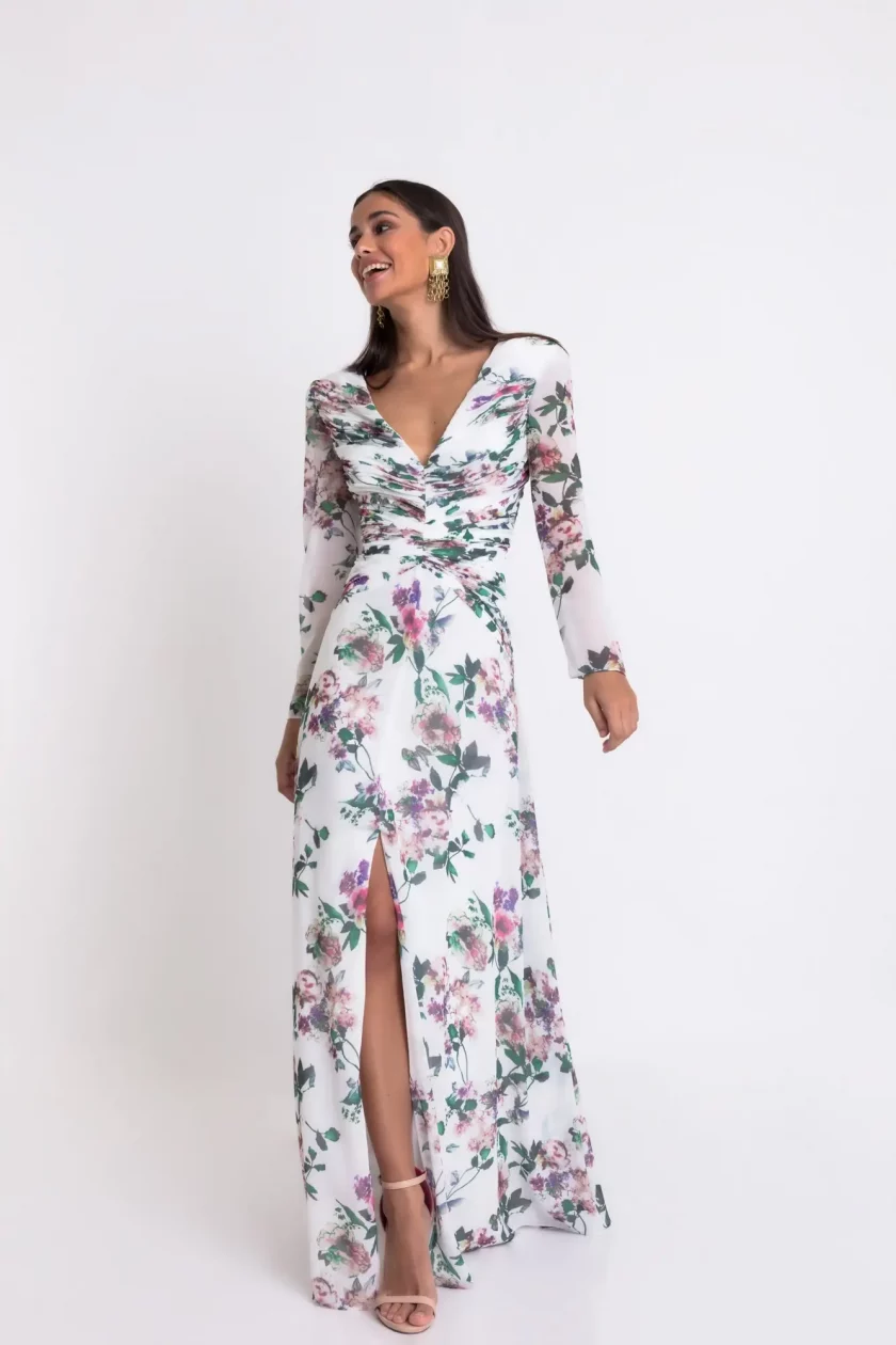 Vestido Midi Estampado