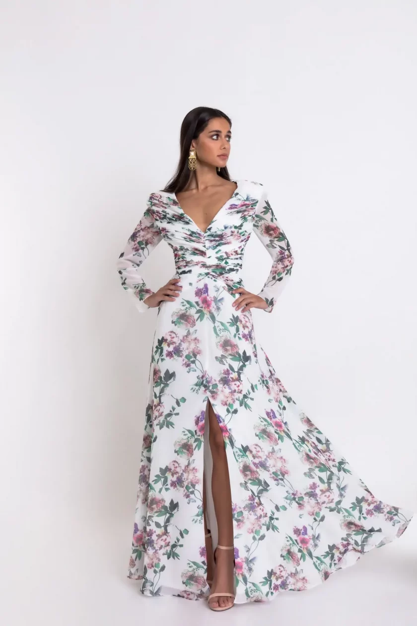 Vestido Midi Estampado - Imagen 2