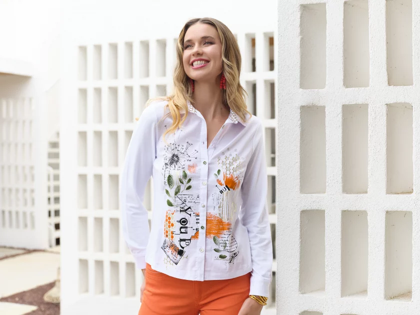 Camisa estampada